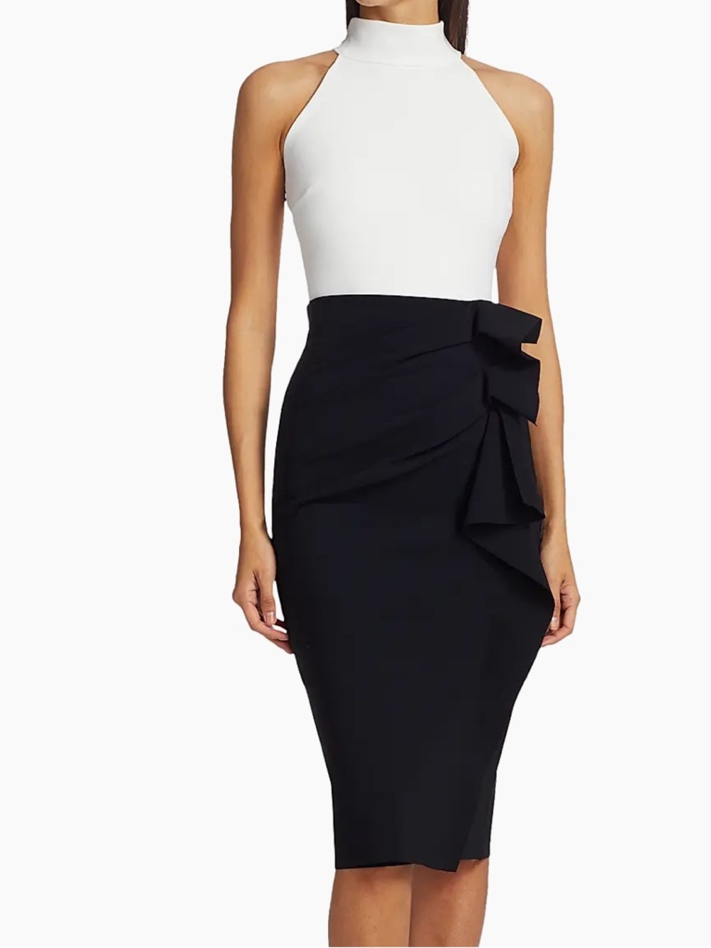 Chiara Boni La Petite Robe Gudrum Halter Midi Dress 42